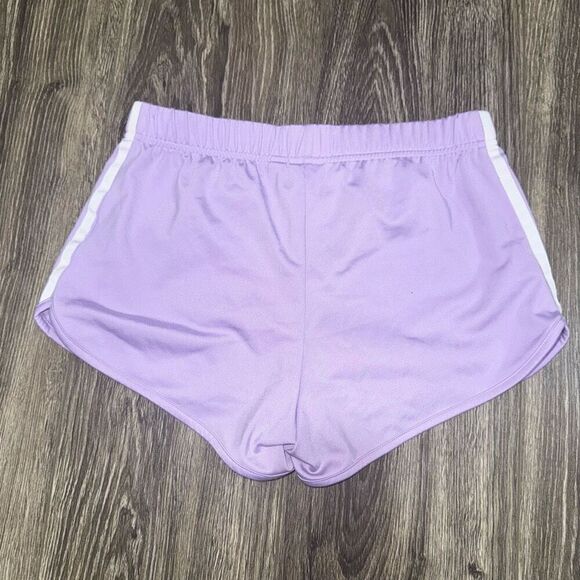 Adidas Lavender Fleece Lined Shorts - Picture 2 of 4